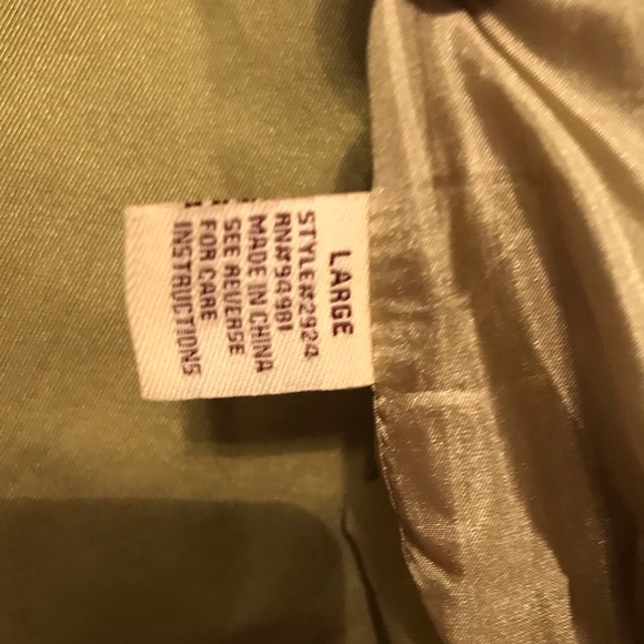 Like-New Forever Green Jacket-L - Picture 4 of 4